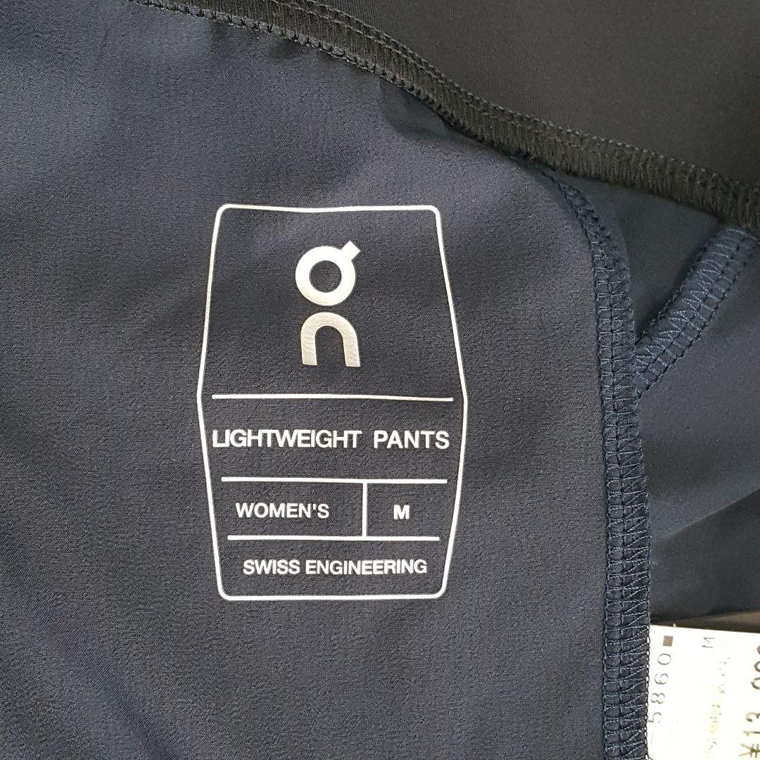 新品 On レディース ランニング ライトウェイトパンツ 速乾 ネイビー M