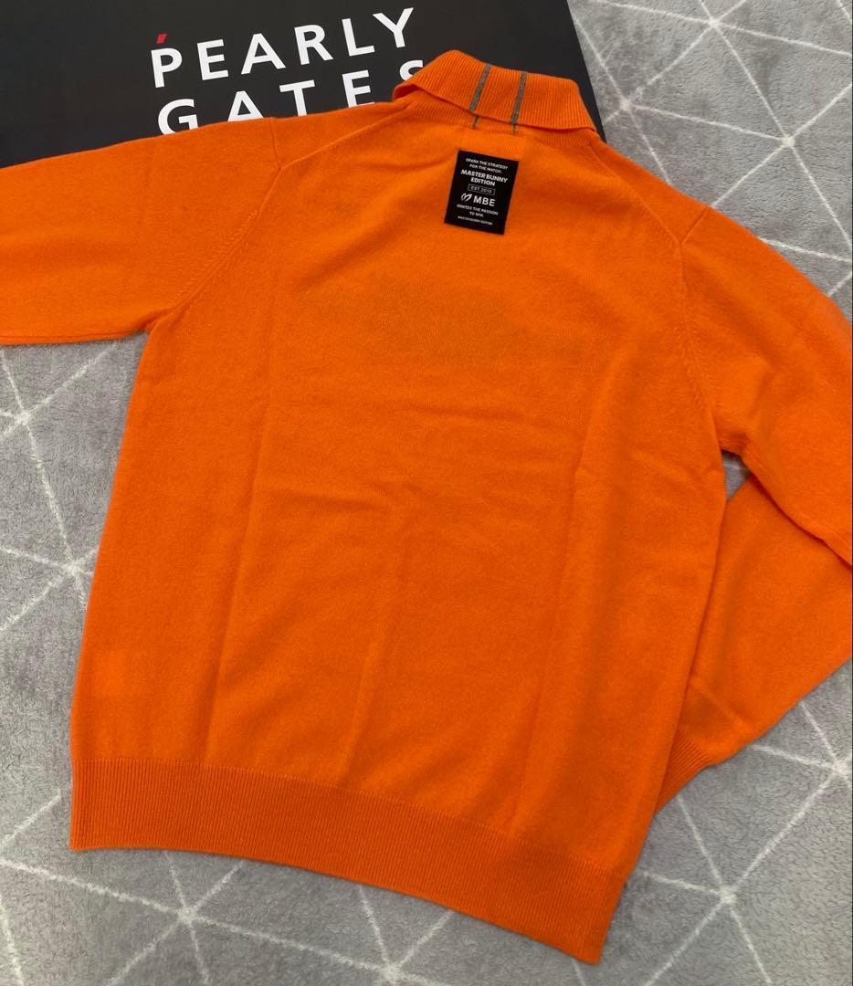 新品 パーリーゲイツ マスターバニー カシミヤ100％ ニット (6)サイズLL