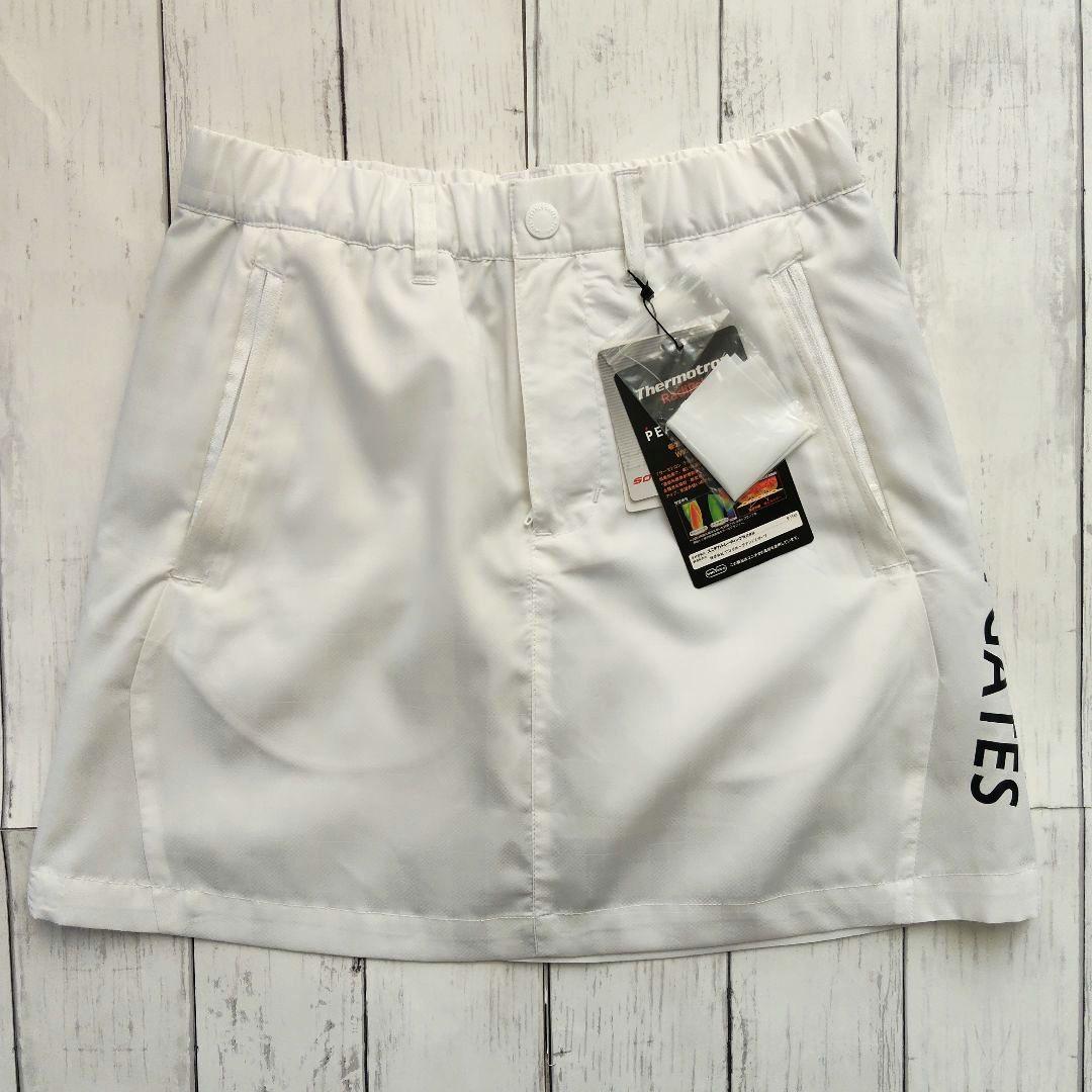 PEARLY GATES 蓄熱素材 ゴルフ スカート ホワイト