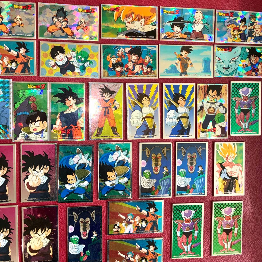 ドラゴンボール　角メンコ　キラ　扇プリズム　カード　角面子