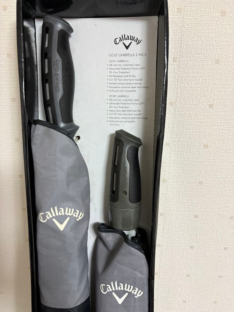 Callaway ゴルフ傘 2本セット UPF 50+ ✴︎未使用