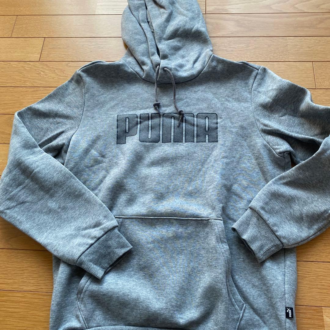 【送料無料】プーマ PUMA スエット上下 グレー Mサイズ