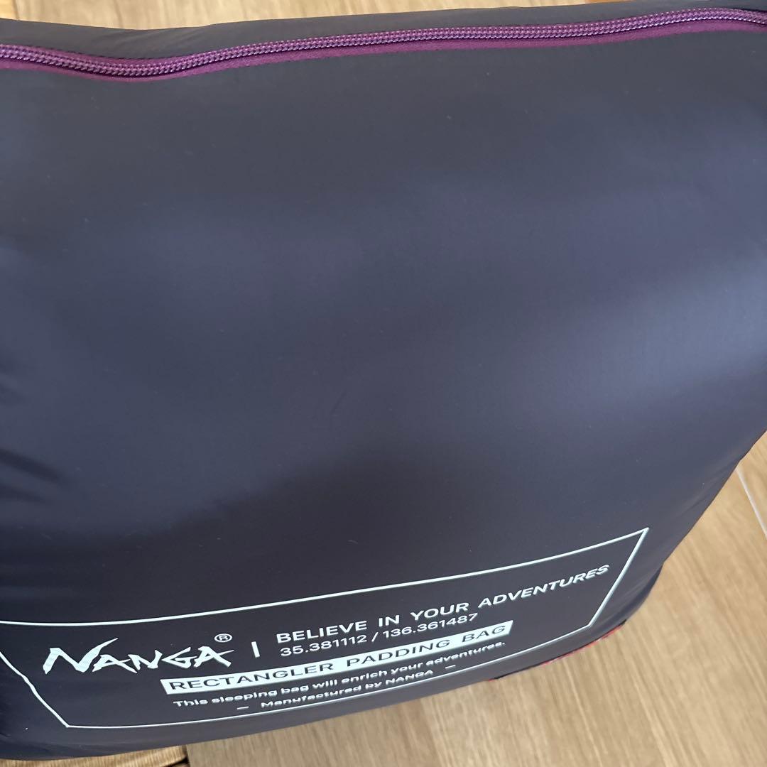 アウトドア寝具 NANGA RECTANGLER PADDING BAG