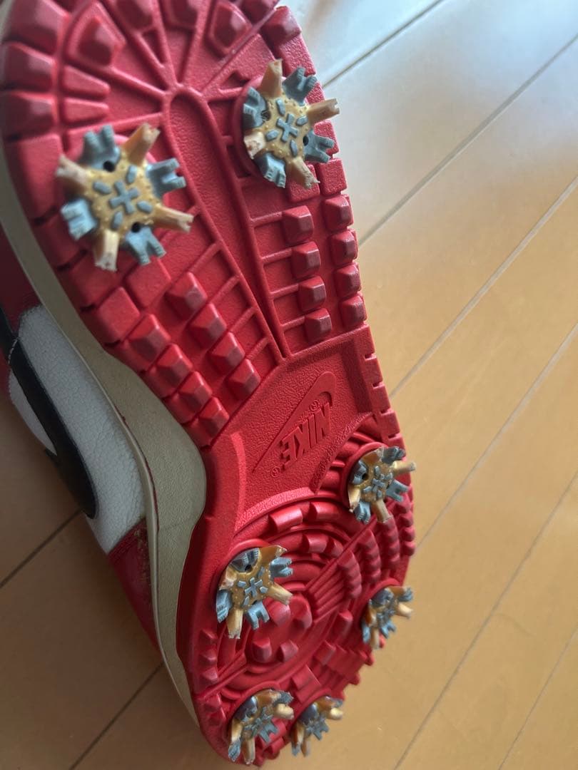 Nike ゴルフシューズ レッド ホワイト 27cm