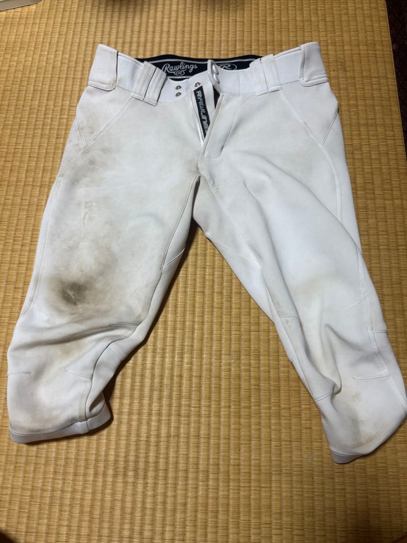 【公式戦対応】野球用ズボン　ショートフィットＬ　３枚セット