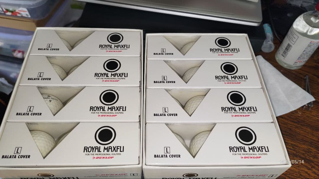 【希少】ダンロップ  MAXFLI BALATA 2ダース糸巻き