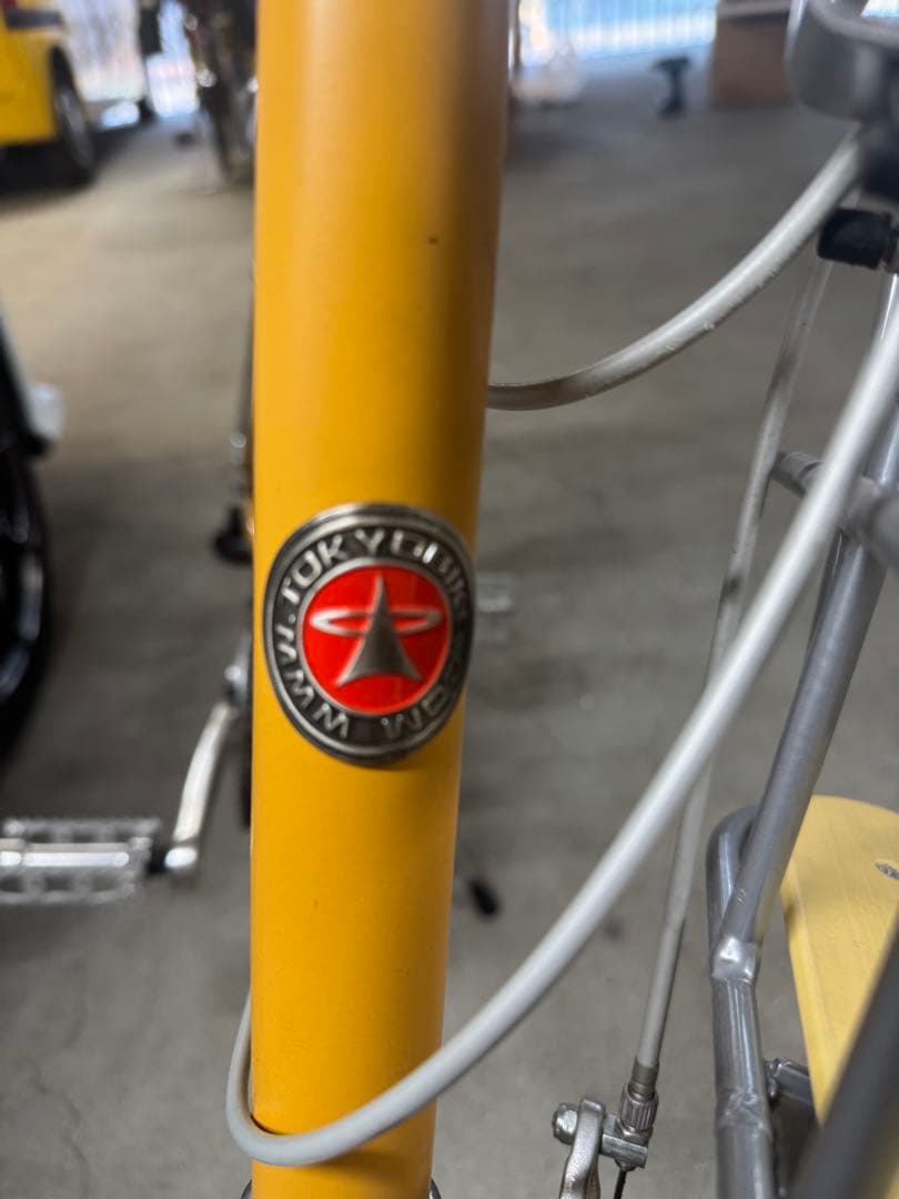 Tokyobike CALIN マスタードカラー 前かご＆リアキャリア付き