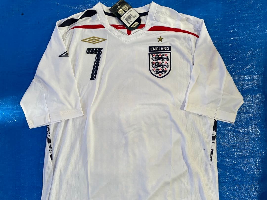 ［新品・タグ付き］イングランド代表 デイビッド・ベッカム #7 ユニフォーム
