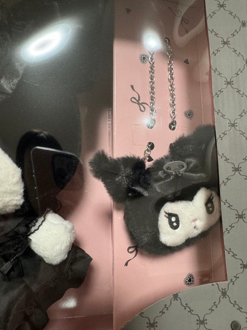 【箱付き】ぬいぐるみセット（真夜中のメロクロスペシャル）　クロミ　サンリオ