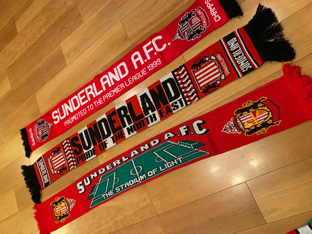 【最終値下げ】サンダーランドAFC スカーフ 3点セット