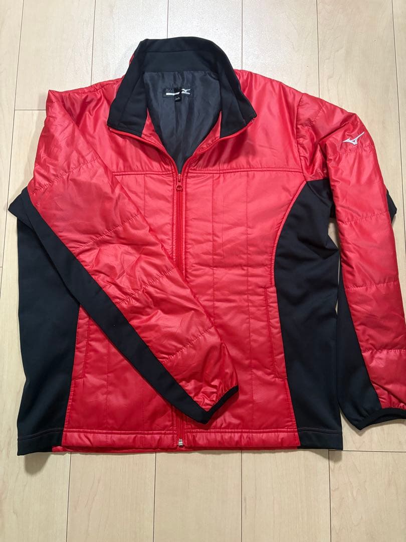 Mizuno ゴルフジャケット Lサイズ 赤黒