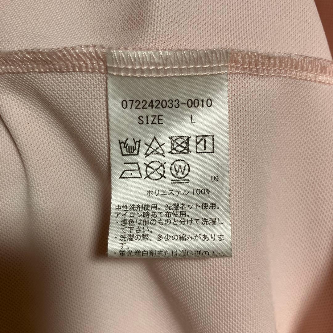 WAAC GOLF ワック ゴルフ メンズ 半袖モックネックシャツ L ピンク