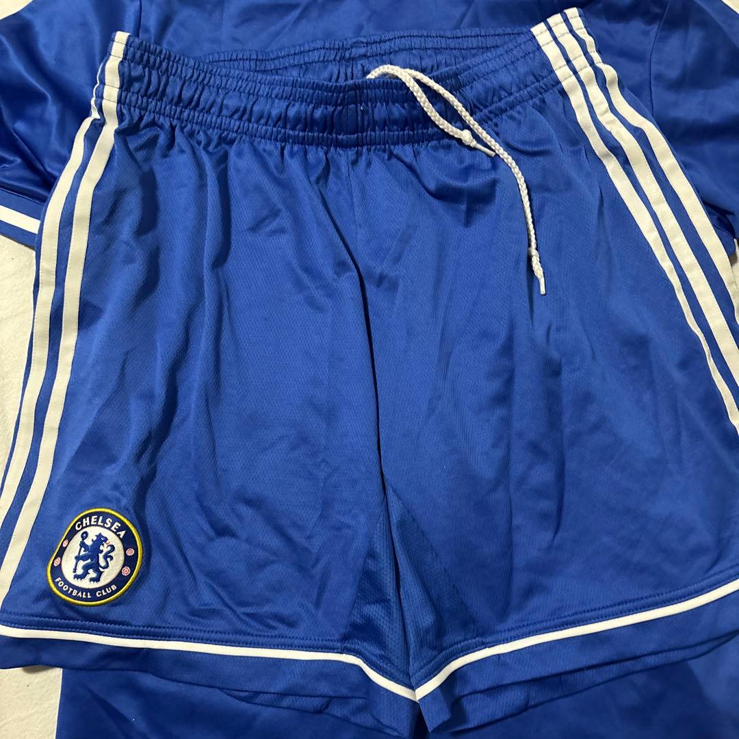 Chelsea FC adidas サッカーウェア 青　上下　Mサイズ