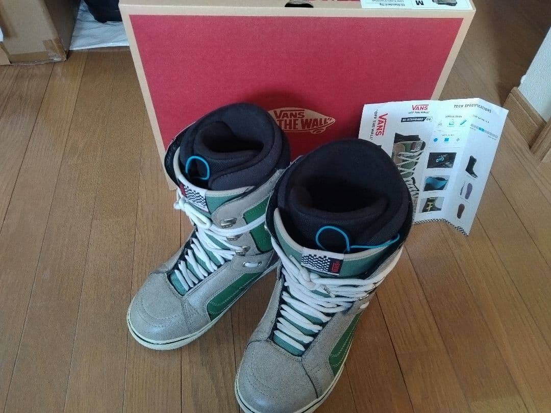 VANS スノーボードブーツ グレー/グリーン　27センチ