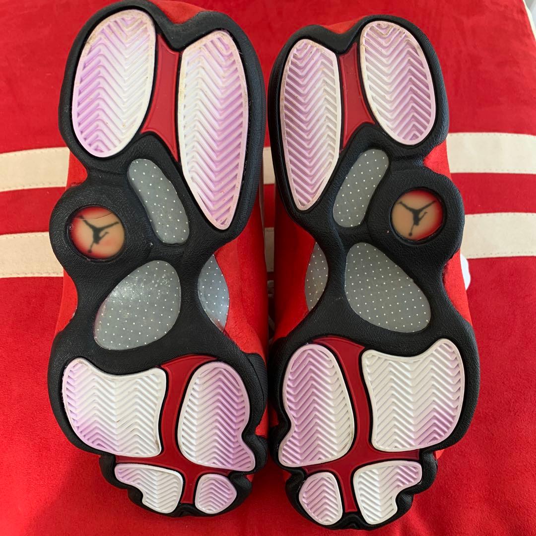 Jordan ホワイト/レッド 高トップ シューズ