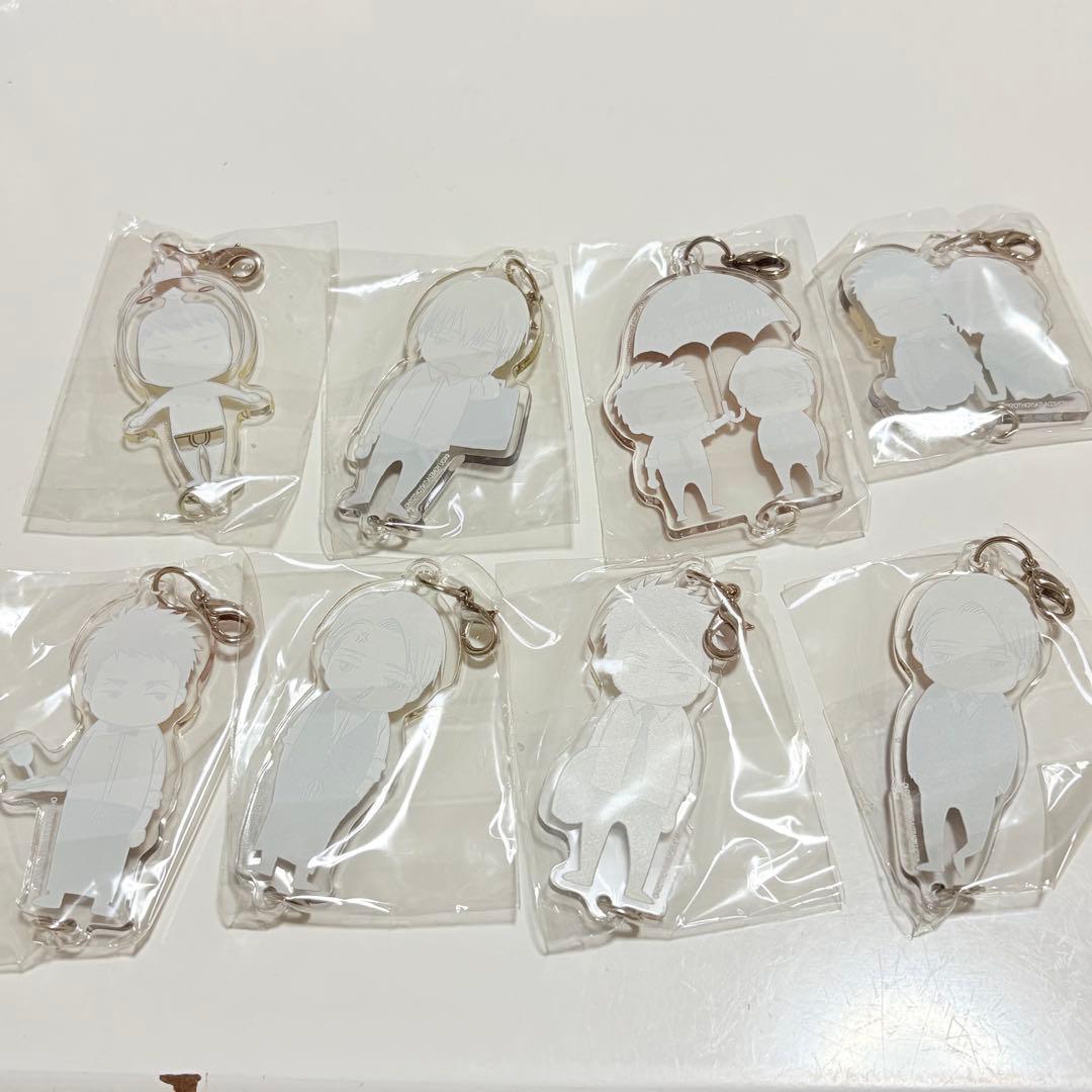 ヨネダコウ 囀る鳥は羽ばたかない アクリルチャーム 8個セット
