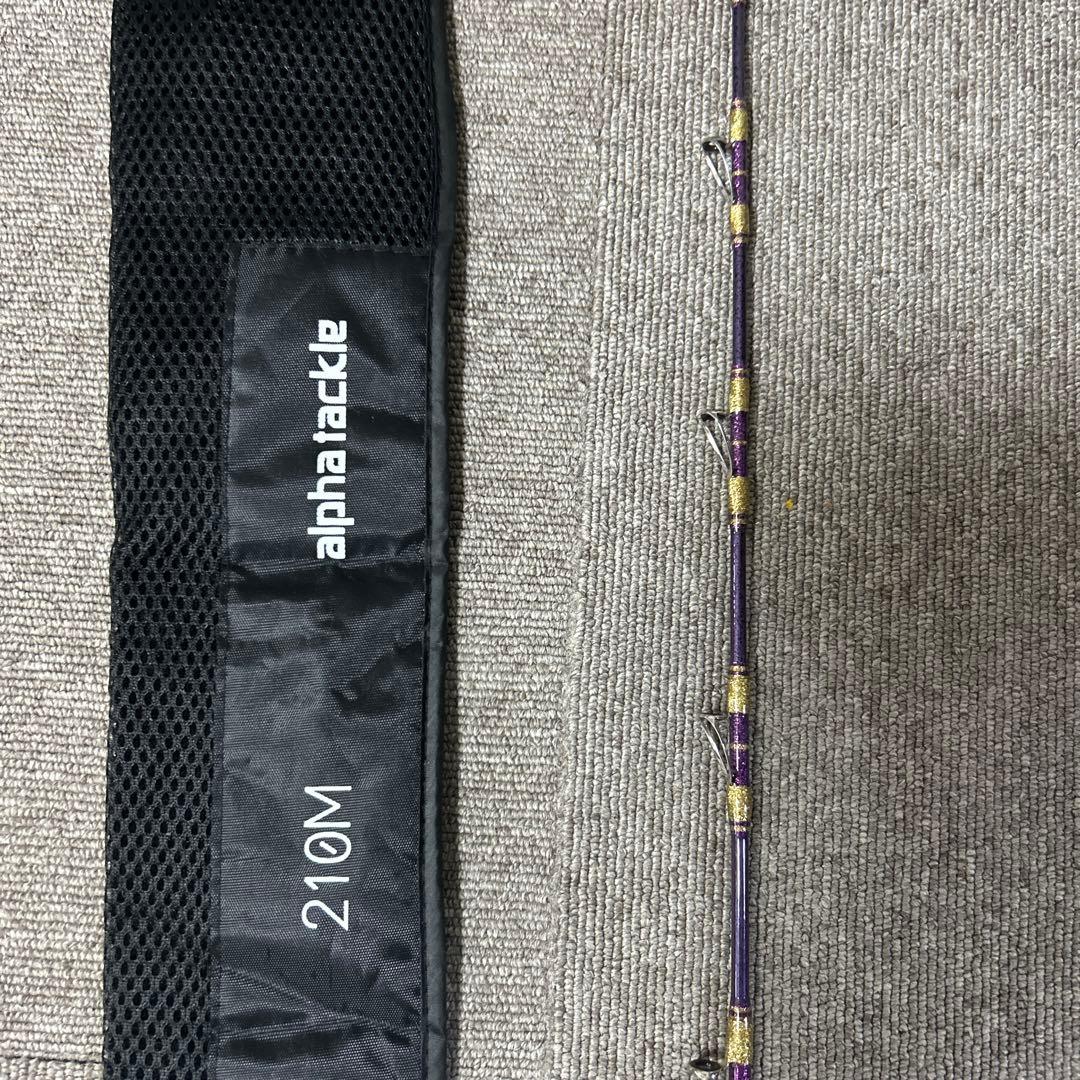 真鯛　船釣　アルファタックル　GLASSLAM 210cm high power