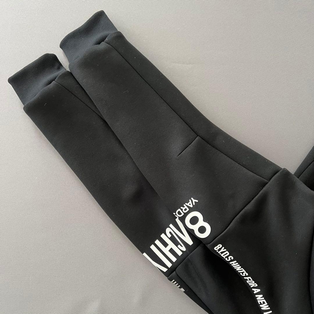 8YARDS ハチヤーズ　パーカー　メンズ　ジップ　ゴルフ　ブラック　黒　XL