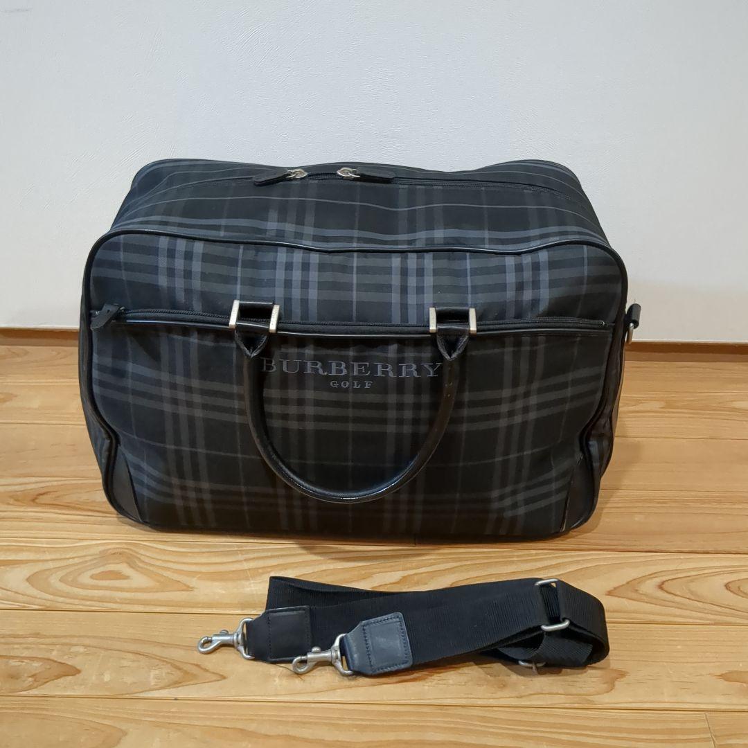 BURBERRY　GOLF　ボストンバック　チェック　ゴルフ　旅行