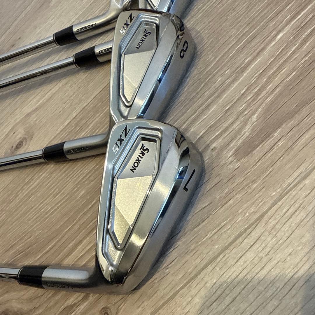 １ラウンド使用Srixon ZXi5 メンズアイアンセット ６本セットスリクソン