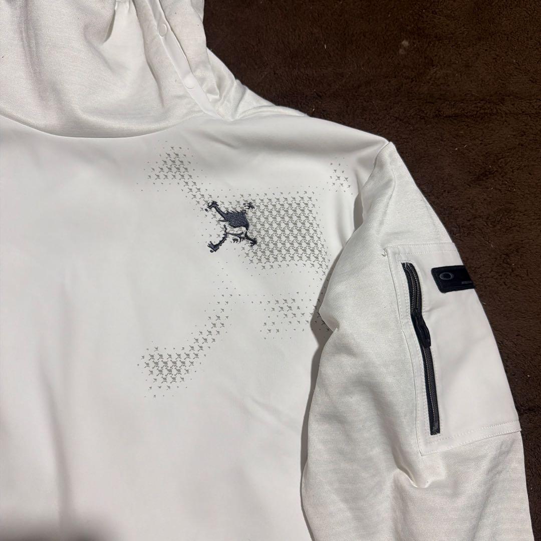 Oakley ハイネック ホワイトシャツ　2XL