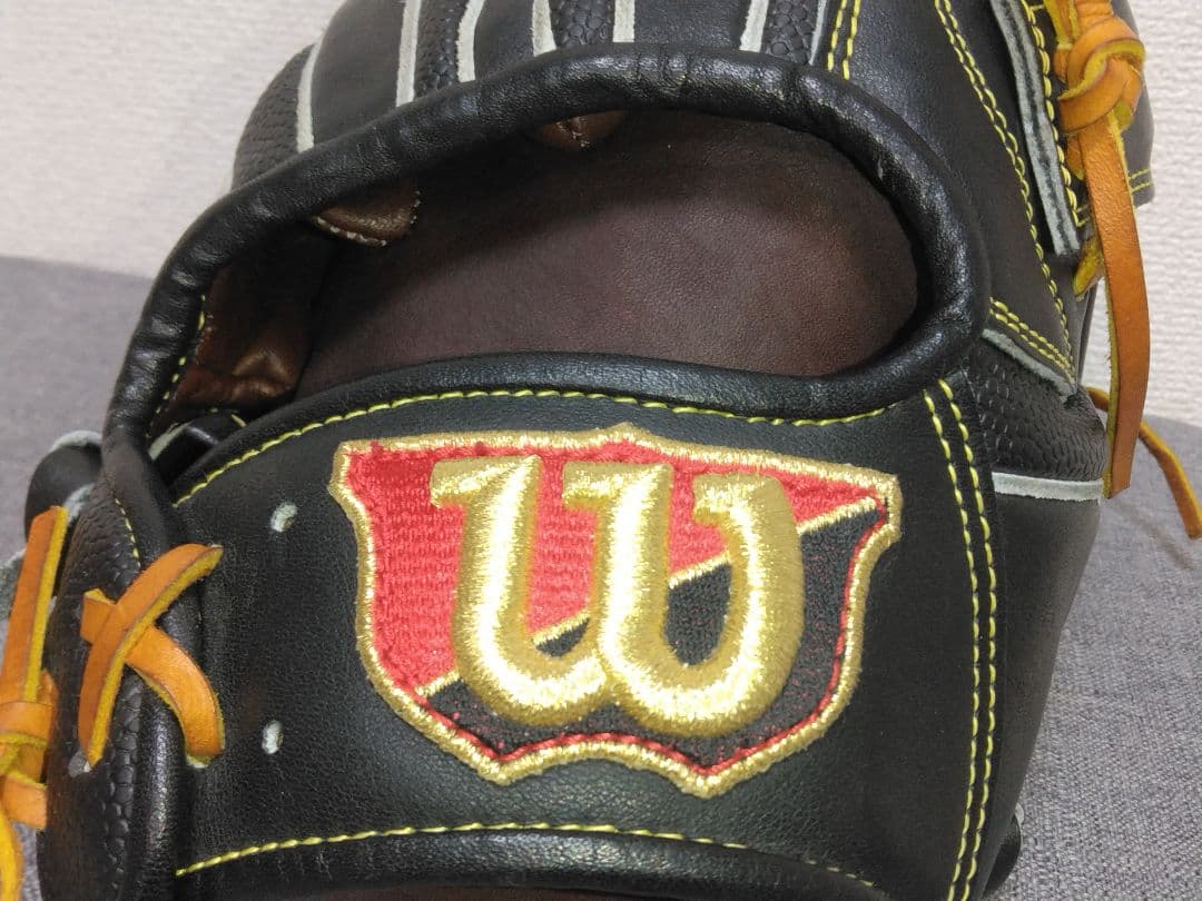WilsonStaff軟式外野 DUAL 青木モデル 75型　コユニ型付け