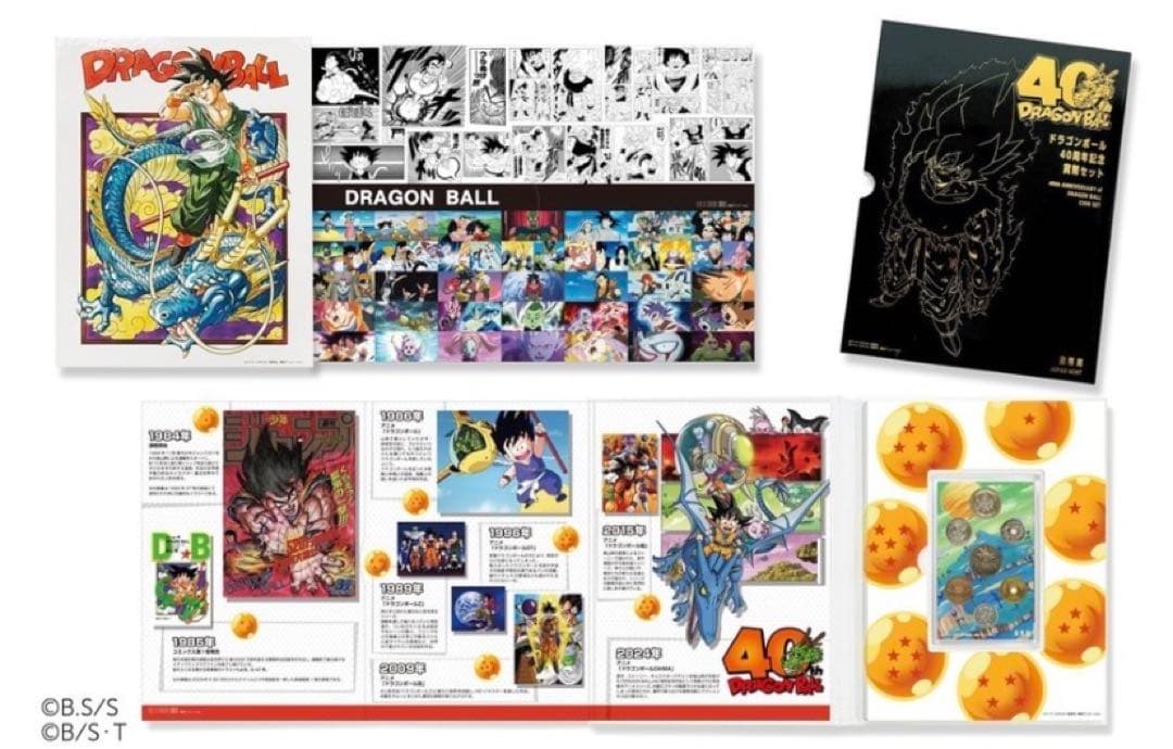 ドラゴンボール造幣局 40周年記念 貨幣セット
