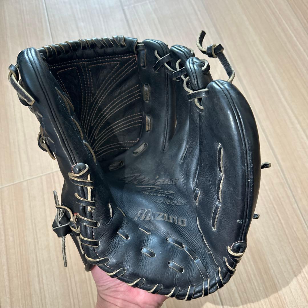 Mizuno Pro ブラック 投手用グローブ　ミズノプロオーダー