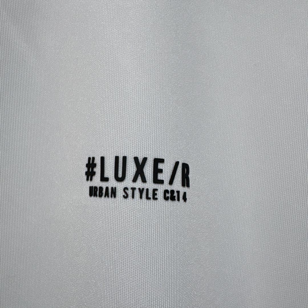 人気　ラグジュ　LUXE/R T/PUポンチ×ナイロンツイル切替　サイズM
