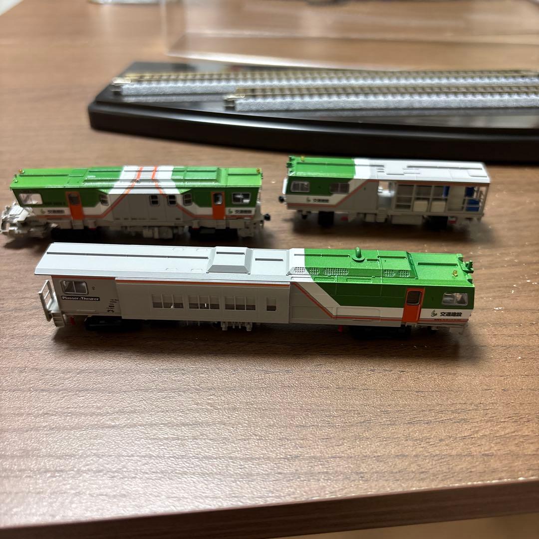 鉄道模型 非売品　作業用車両　緑とグレー