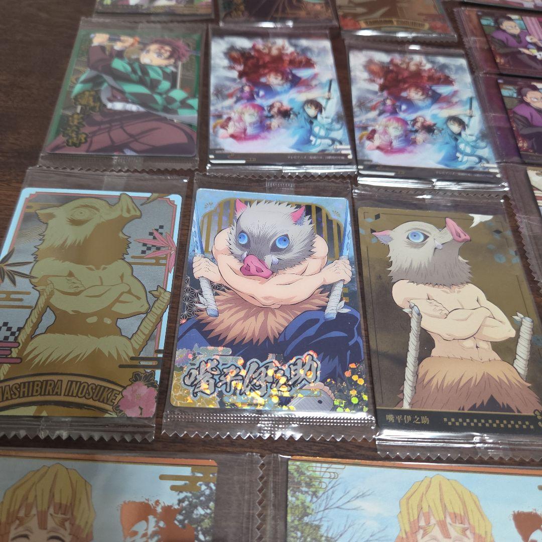 鬼滅の刃　ウエハースカード43枚　シール10枚まとめ売り