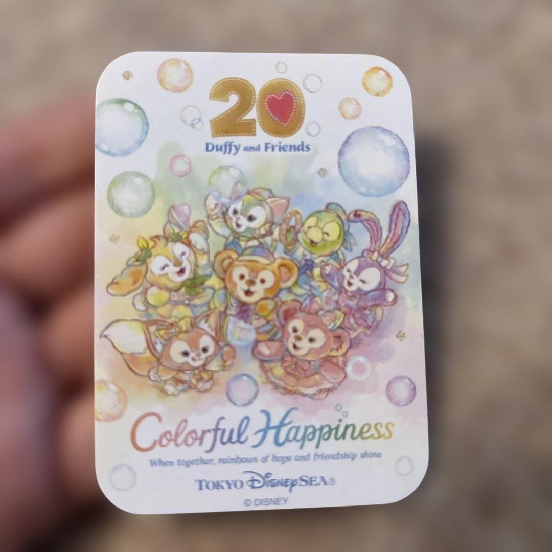 ダッフィー&フレンズ　ジェラートピケ　ブランケット　ステッカー❤︎プレゼント