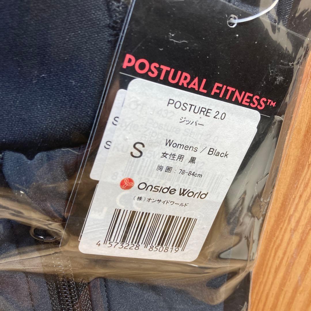 POSTURE 2.0  ジッパータイプ　女性用　ブラック　S