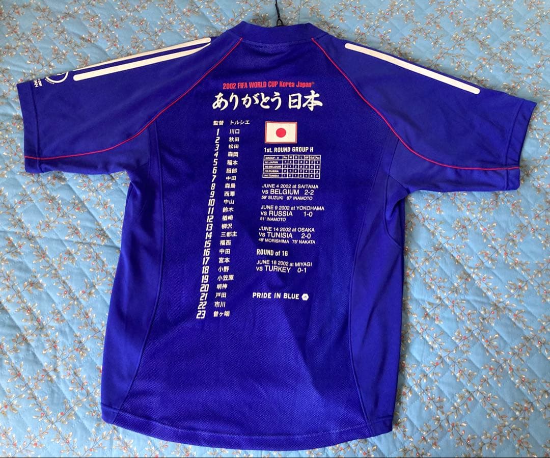 アディダス2002年日韓FIFA ワールドカップ日本代表ユニホーム サイズＭ希少