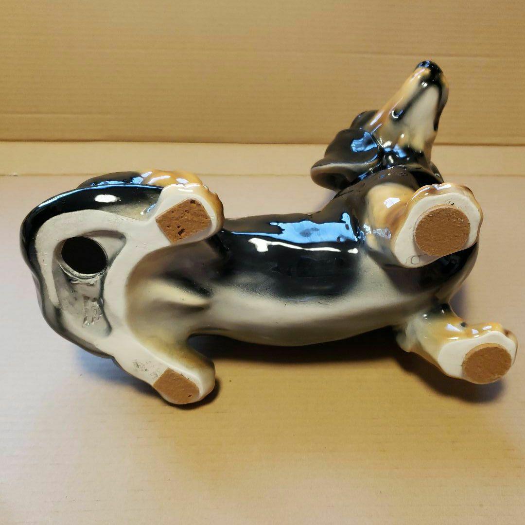 ダックスフンド (親子) 置物