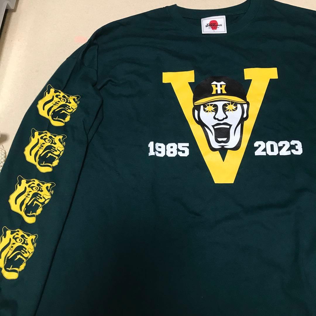 未使用 パンクドランカーズ L 阪神タイガース Tシャツ 長袖 優勝 ロンT