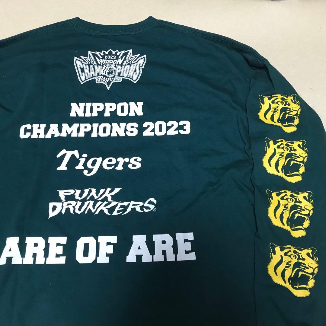 未使用 パンクドランカーズ L 阪神タイガース Tシャツ 長袖 優勝 ロンT
