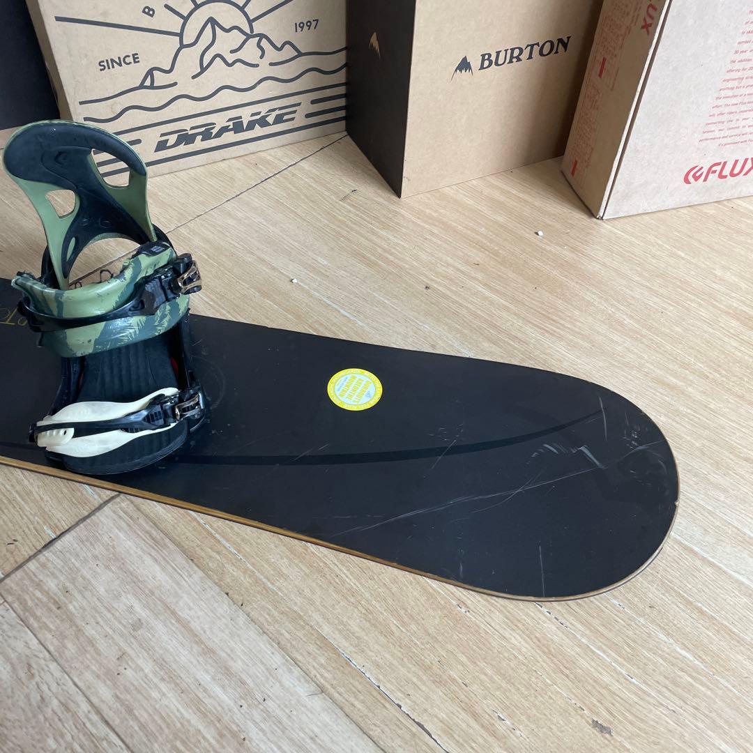 BURTON×FLUX　バートン　フラックス　バインディング付スノーボードセット