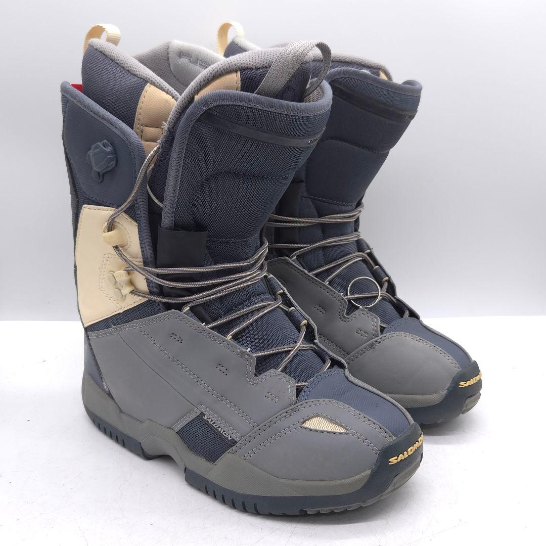 SALOMON サロモン スノーボード ブーツ 23.5cm グレー アウトドア