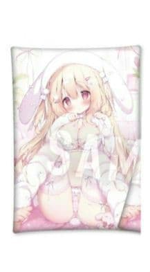 桃豆こまもち　うさ耳　クッション