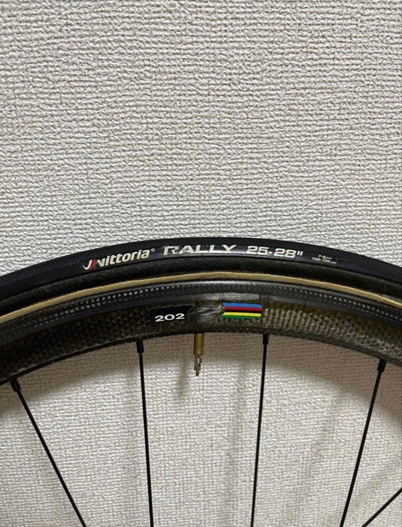 ZIPP 202 11S ジップ　カーボンホイール　チューブラー