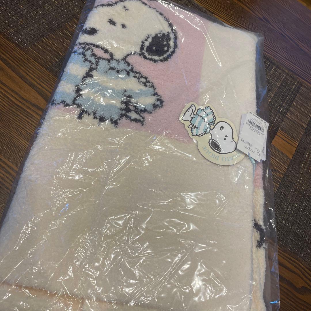 ジェラートピケ　【PEANUTS】オリジナルアートブランケット　スヌーピー 新品