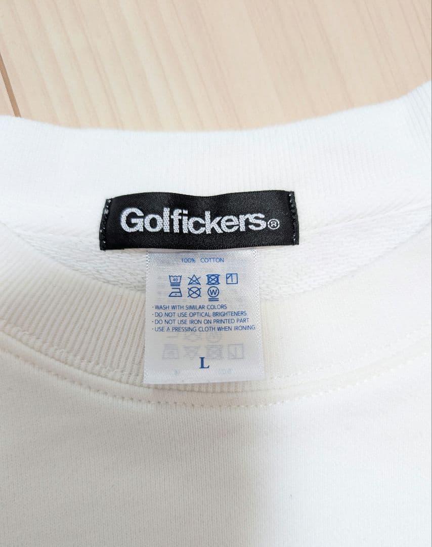GOLFIGKERS スウェット Lサイズ ホワイト