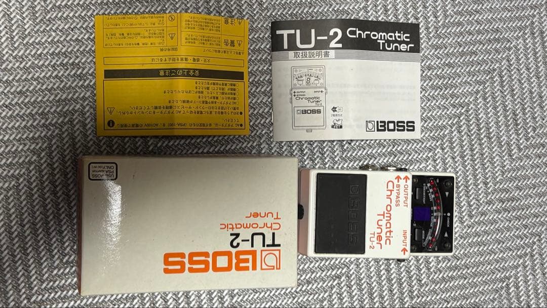 BOSS TU-2 チューナー　箱、取説付き　動作確認済み