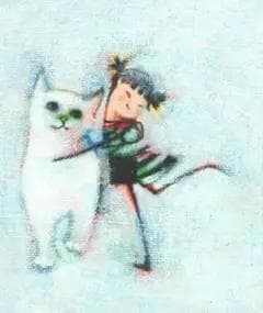 油絵 菅家令子 絵 絵画インテリア額付(青緑＋銀)F3-091918子猫犬 女子