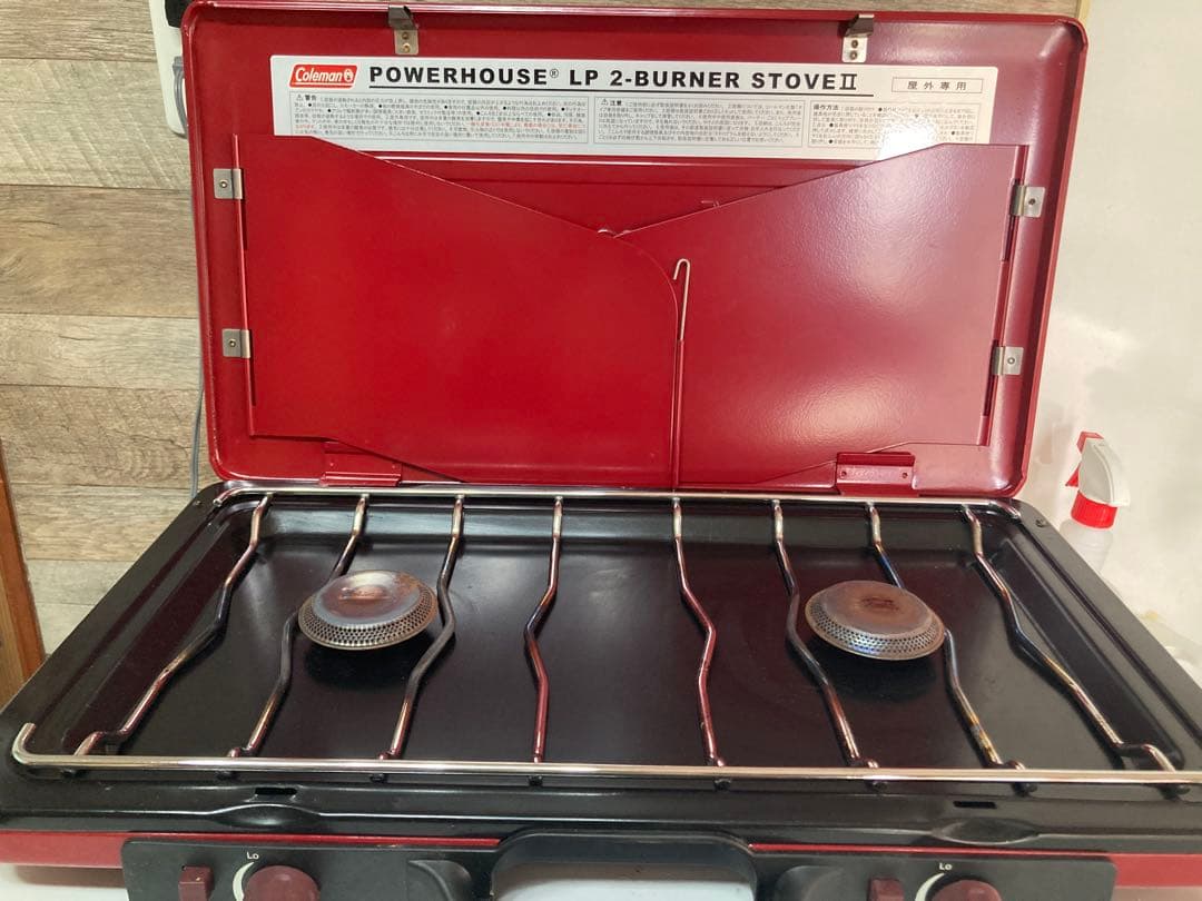 Coleman 2バーナーコンロ　コールマン　バーベキュー