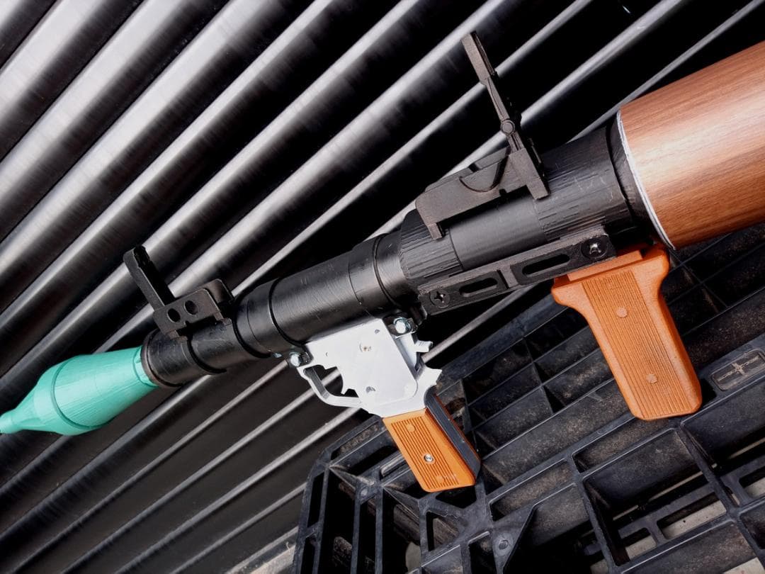 フルスクラッチ RPG-7 ロケットランチャー 3Dプリンター 成形 T