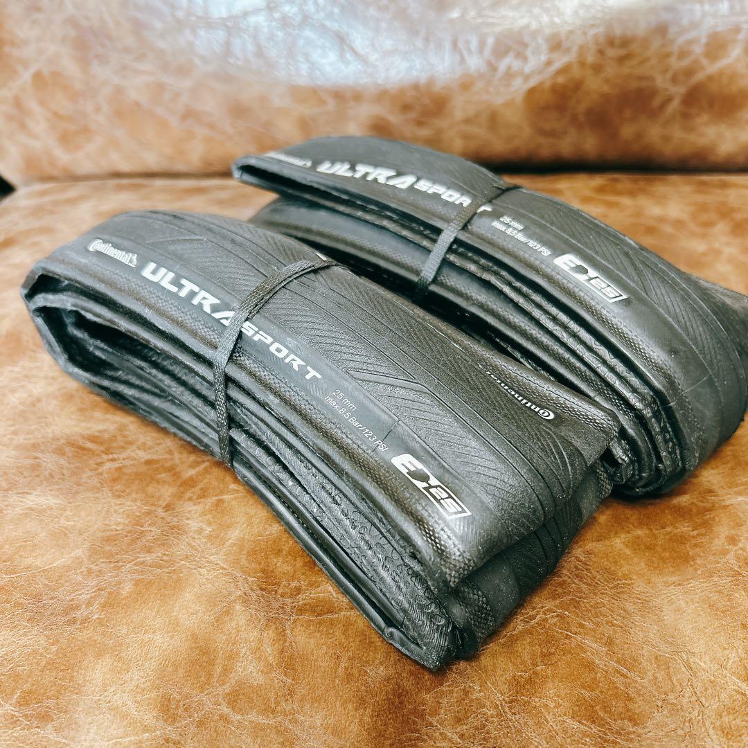 Continental Ultra Sport3タイヤ2本+心拍センサー新品