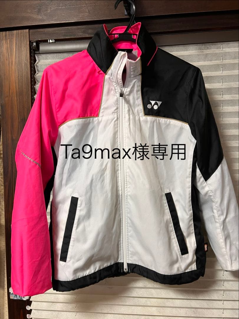 YONEX ウインドブレーカー上下JP SS ホワイト/ピンク/ブラック