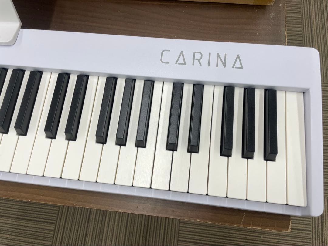 折りたたみ電子ピアノ　88鍵盤　充電タイプ　ブラック 鍵盤ライト機能
